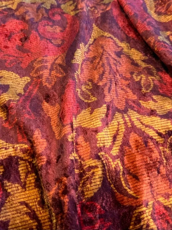 Free People Hold Me Closer Flared Bell Bottom Pant Small Velvet Flame Combo - Picture 7 of 16